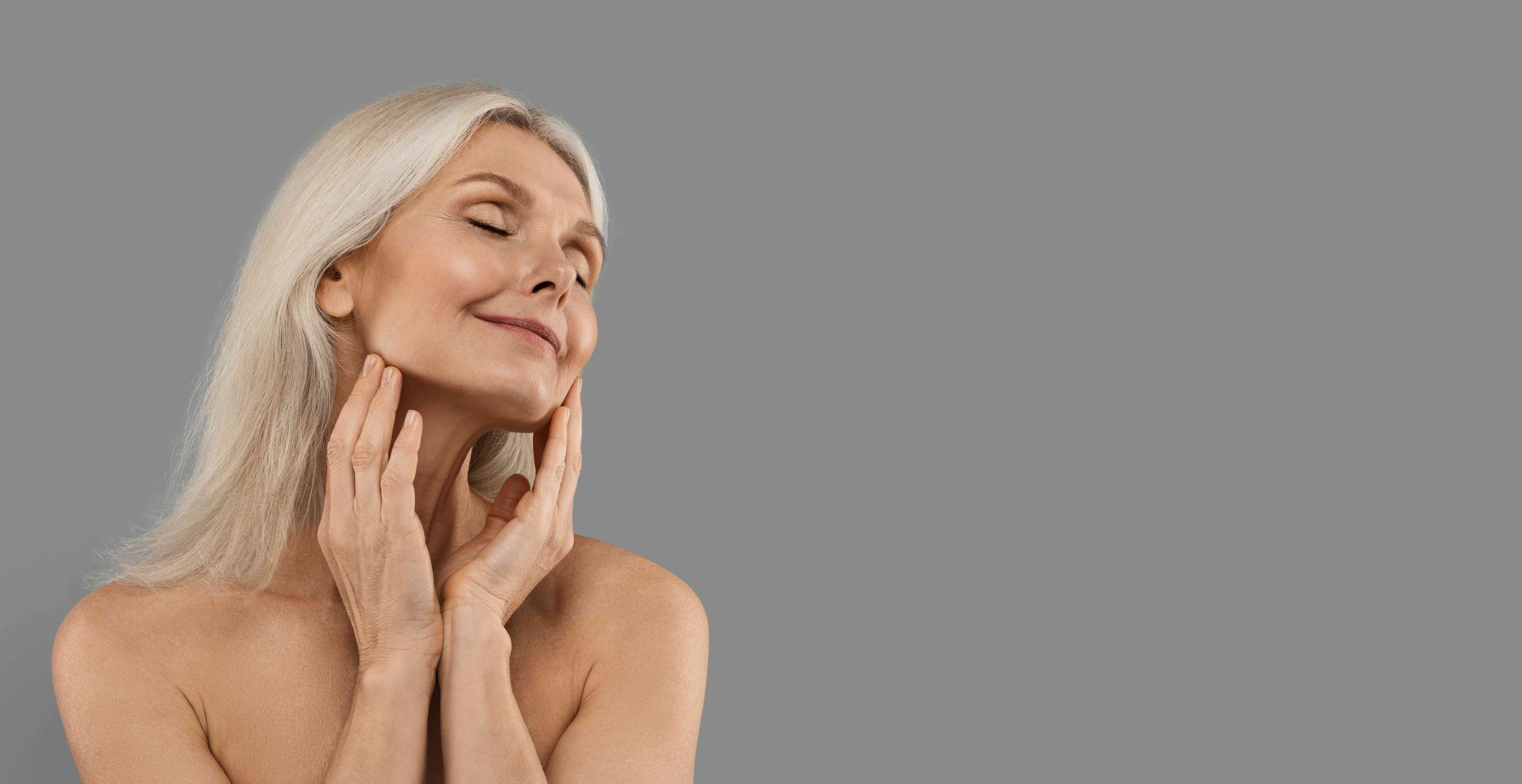 Visible signs of ageing skin